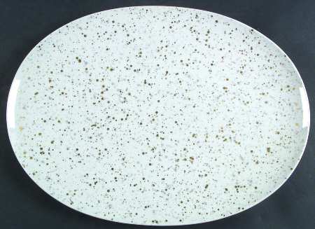 Spatter 15" Oval Serving Platter