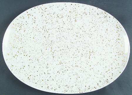 Spatter 16" Oval Serving Platter