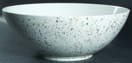 Spatter 10" Large Salad Serving Bowl