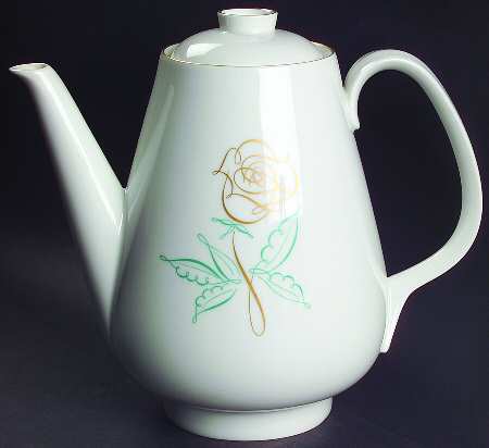 Spencer Rose Coffee Pot & Lid