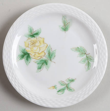 Springtime (Yellow Rose) Bread & Butter Plate