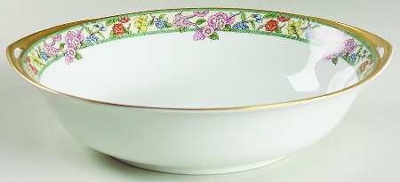 Springtime Multicolor 9" Round Vegetable Bowl