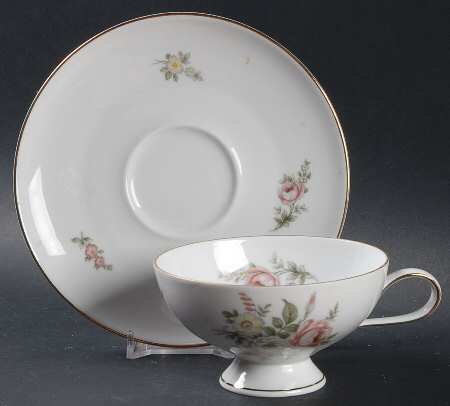 Spring Serenade Footed Cup & Saucer Set