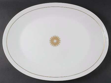 Star of Dawn 17" Oval Serving Platter