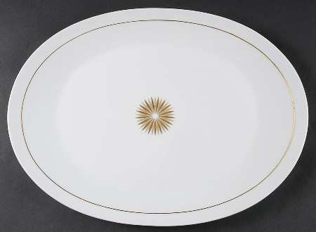 Star of Dawn 15" Oval Serving Platter