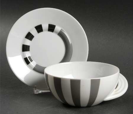 Strada Flat Cup & Saucer Set