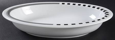 Strada 14" Deep Oval Serving Platter