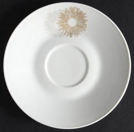 Sunburst Saucer for Footed Demitasse Cup