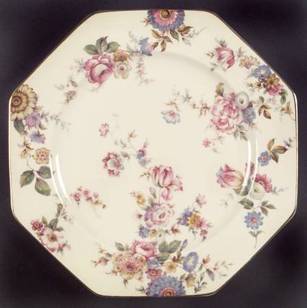The Sunray Octagonal Luncheon Plate