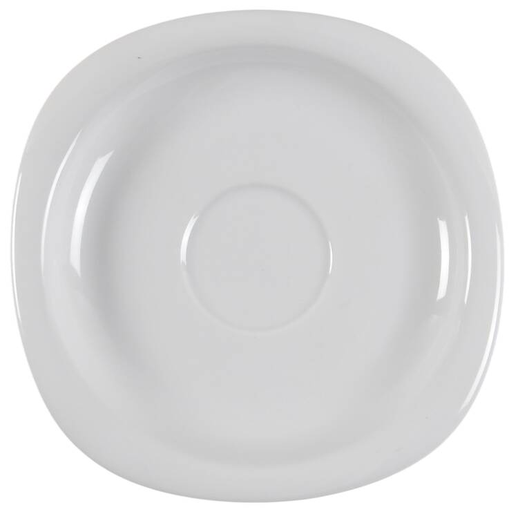Suomi White Saucer for Flat Cup