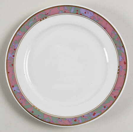 Symphony (Aida, Pink & Green) Bread & Butter Plate