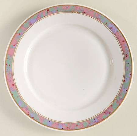 Symphony (Aida, Pink & Green) Salad Plate
