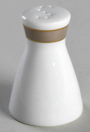 Taupe Band Salt Shaker
