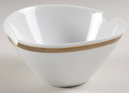 Taupe Band Gravy Boat