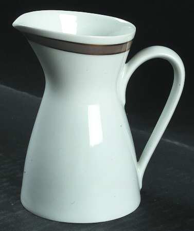 Taupe Band Creamer