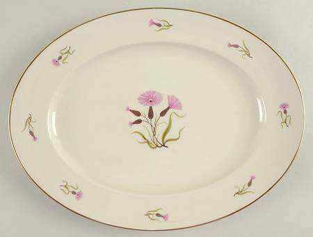 Thistle (Rim) 13" Oval Serving Platter