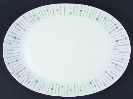 Tundra Grey 15" Oval Serving Platter