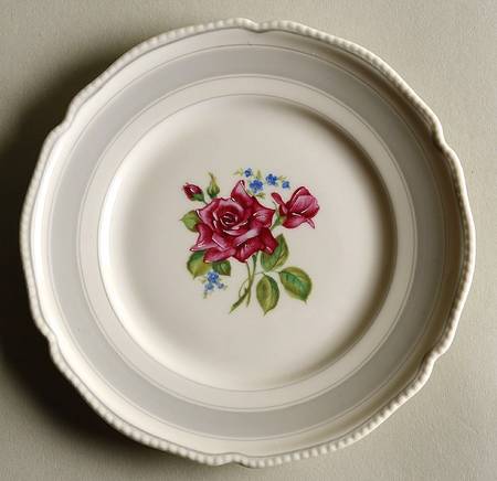 Tudor Rose Bread & Butter Plate