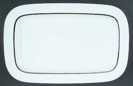 Variation Platinum 17" Oval Serving Platter