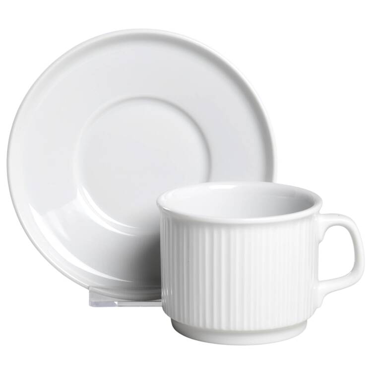 Variations Footed Cup & Saucer Set