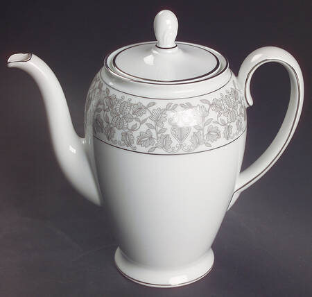 Venetian (Platinum Trim) Coffee Pot & Lid