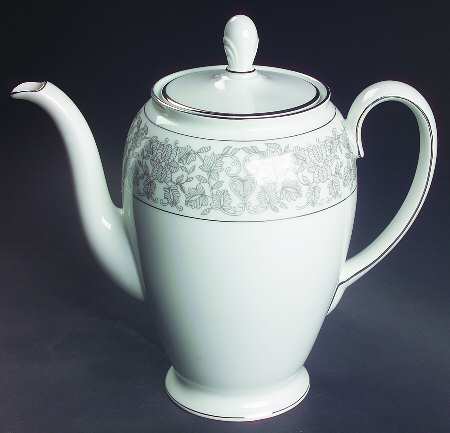 Venetian (Platinum Trim) Coffee Pot & Lid