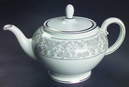 Venetian (Platinum Trim) Teapot & Lid