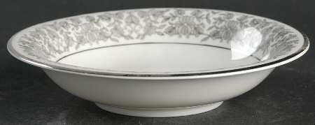Venetian (Platinum Trim) Fruit/Dessert (Sauce) Bowl