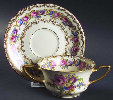 Vienna Flat Bouillon Cup & Saucer by Rosenthal - Continental