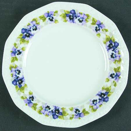 Violets Bread & Butter Plate