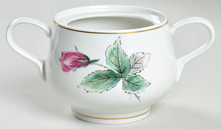 Victoria Rose Sugar Bowl No Lid
