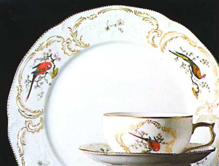Voliere Flat Cup & Saucer Set