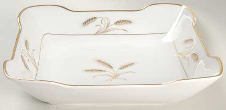 Wheatfield 9" Square Vegetable Bowl