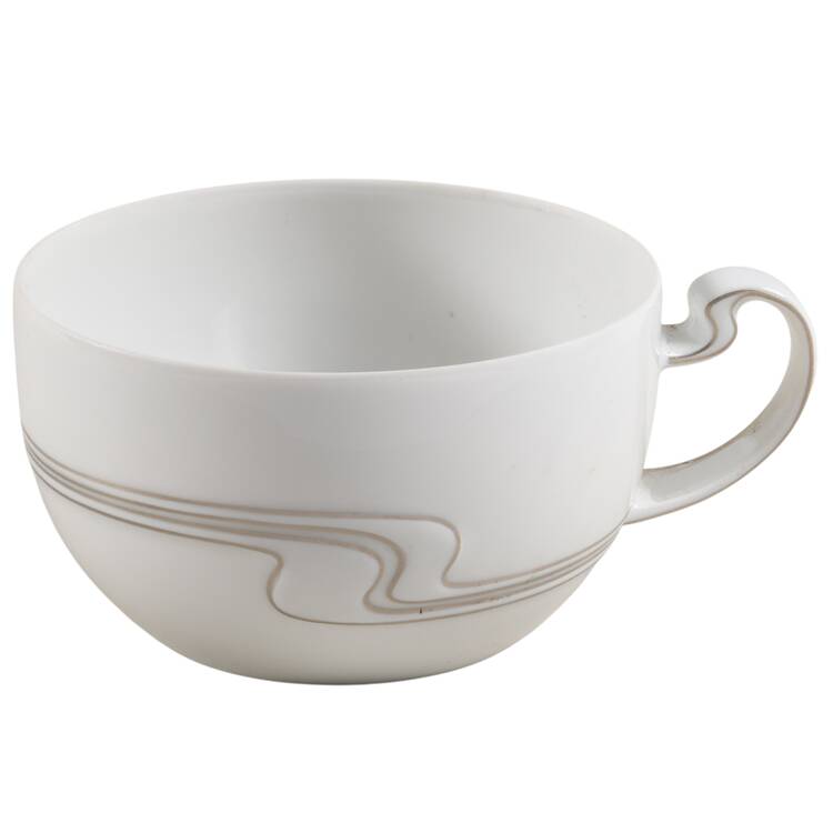 White Gold Flat Cup