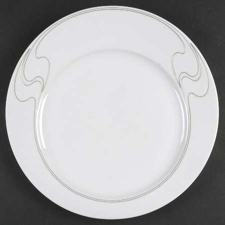 White Gold Service Plate (Charger)