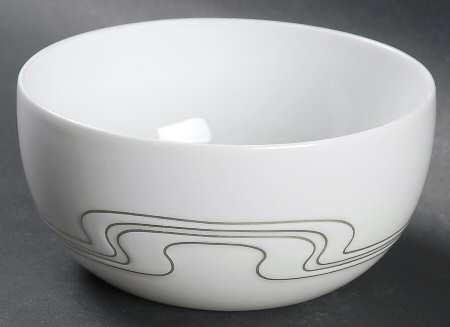 White Gold Fruit/Dessert (Sauce) Bowl