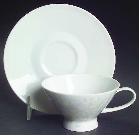 Whisper Footed Cup & Saucer Set