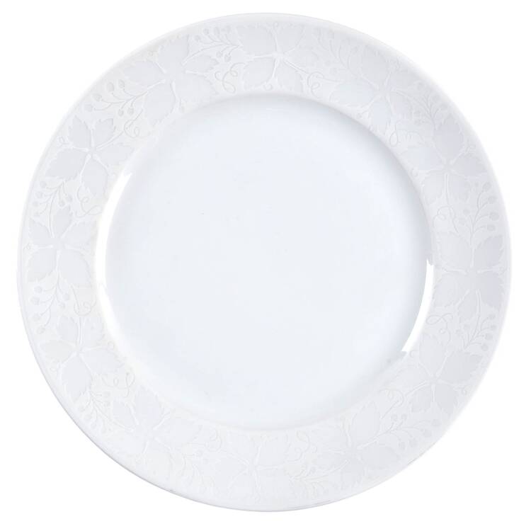 White Velvet (No Trim) Salad Plate