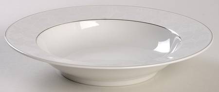 White Velvet (No Trim) Rim Soup Bowl