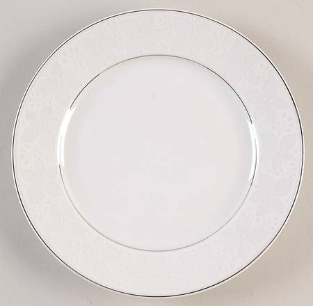 White Velvet (No Trim) Bread & Butter Plate