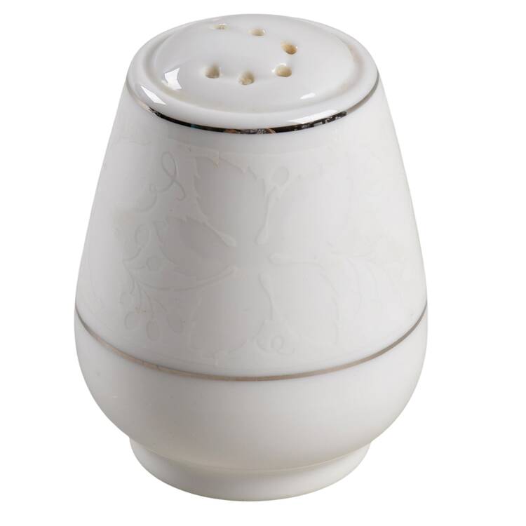 White Velvet (Platinum) Salt Shaker