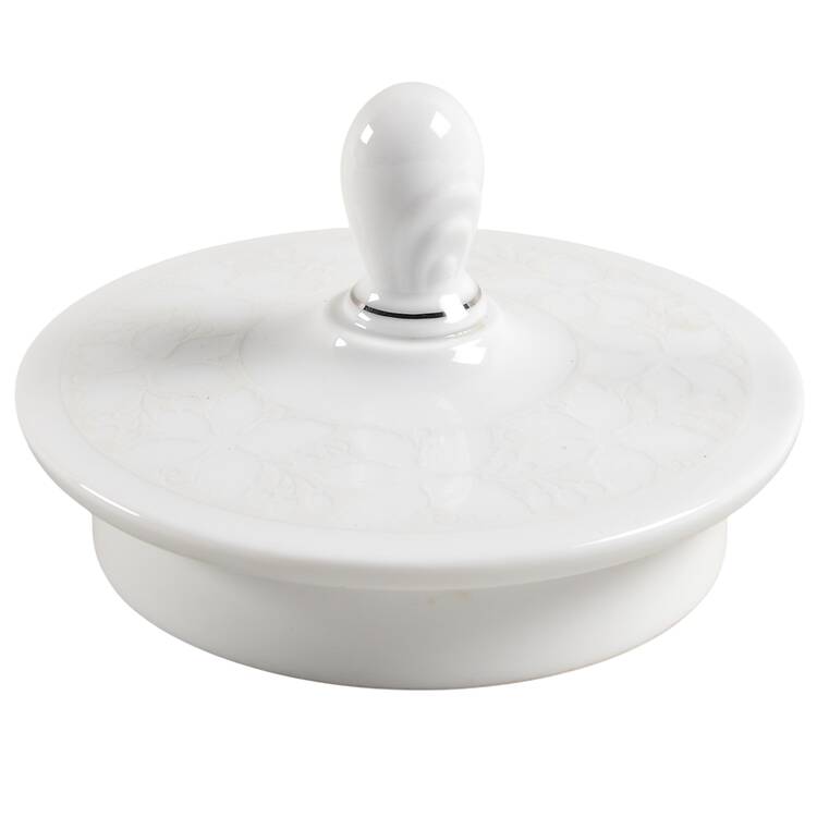 White Velvet (Platinum) Lid for Teapot