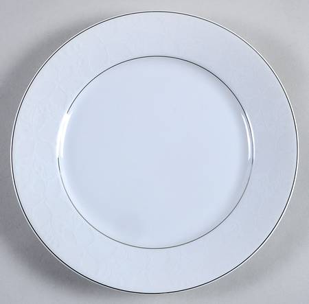 White Velvet (Platinum) Salad Plate