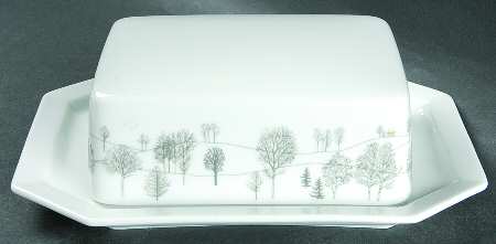 Winter Journey Square Covered Butter