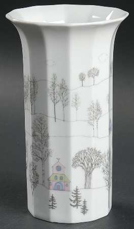 Winter Journey 5" Vase