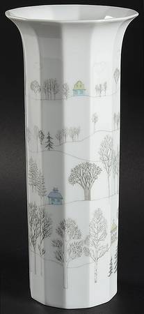 Winter Journey 9" Vase