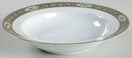 Woodland Birds Rim Soup Bowl