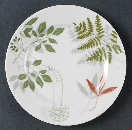 Woodland Ferns (Aida) Bread & Butter Plate