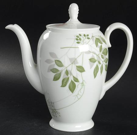 Woodland Ferns (Aida) Coffee Pot & Lid
