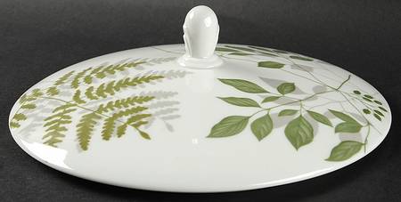 Woodland Ferns (Aida) Lid for Round Vegetable